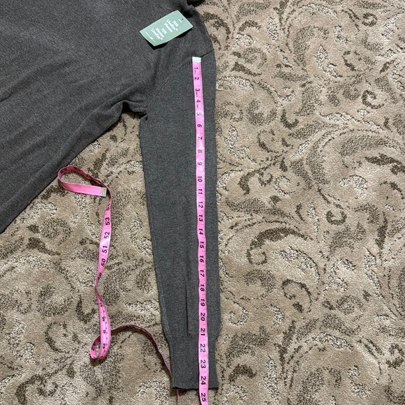 Elegant Gray Turtleneck Dress - Picture 3 of 6